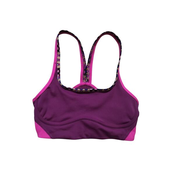 Free People womens run remix purple sports bra size XS - Picture 2 of 10